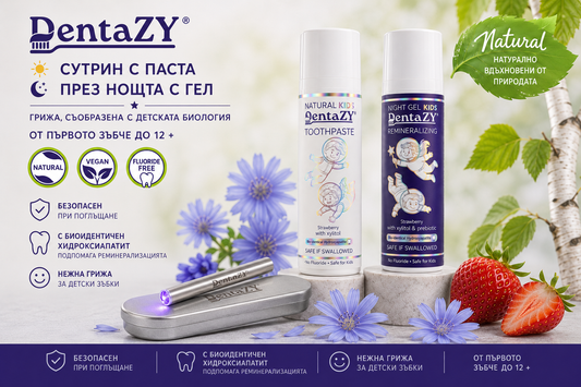 DentaZY NIGHT · реминерализация и видим контрол през нощта
