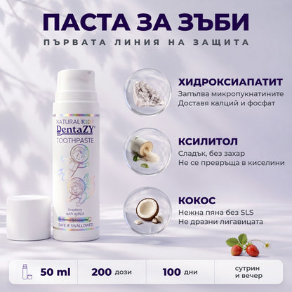 Какво има вътре: хидроксиапатит, ксилитол, кокос